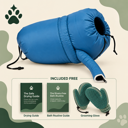 Hands-Free Dog Drying Bag